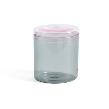 Barattolo in borosilicato vetro L 1 litro - grigio - HAY