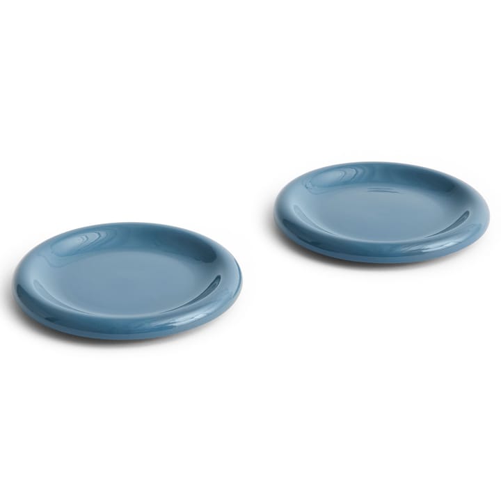 Barro piatto Ø18 cm confezione da 2 - Blu scuro - HAY