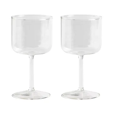 Bicchiere da vino Tint 25 cl, confezione da 2 - Trasparente - HAY