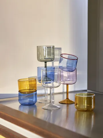 Bicchiere da vino Tint 25 cl, confezione da 2 - Trasparente - HAY