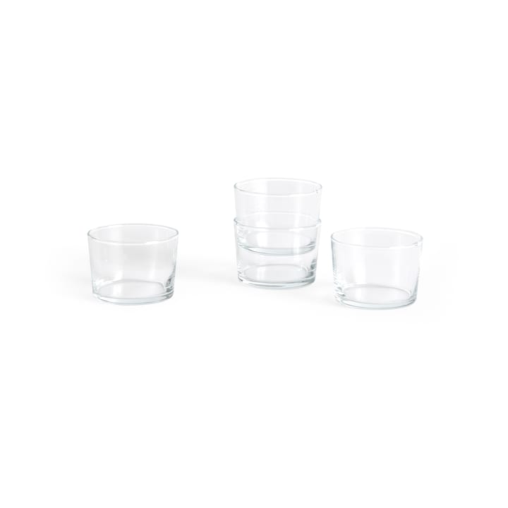 Bicchiere in vetro S 22 cl confezione da 4 - Trasparente - HAY
