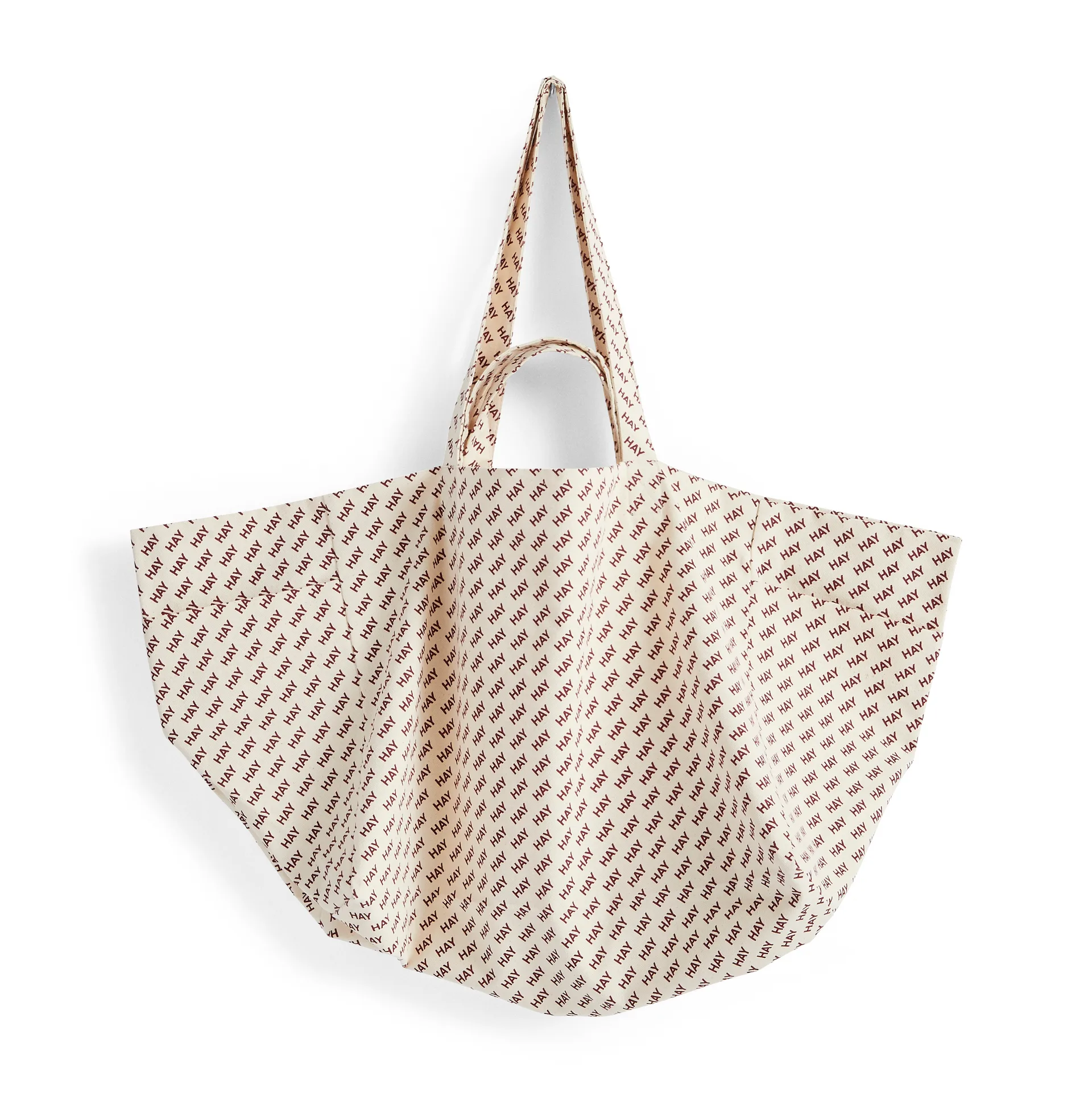 Borsa con logo HAY Weekend, Borgogna HAY