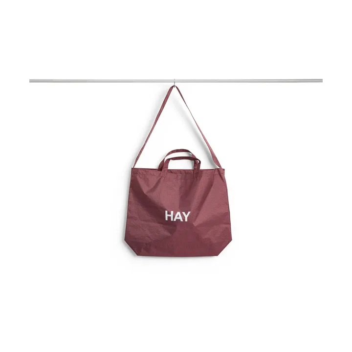 Borsa Grid Crossover Bag medium - Burgundy, medium - HAY