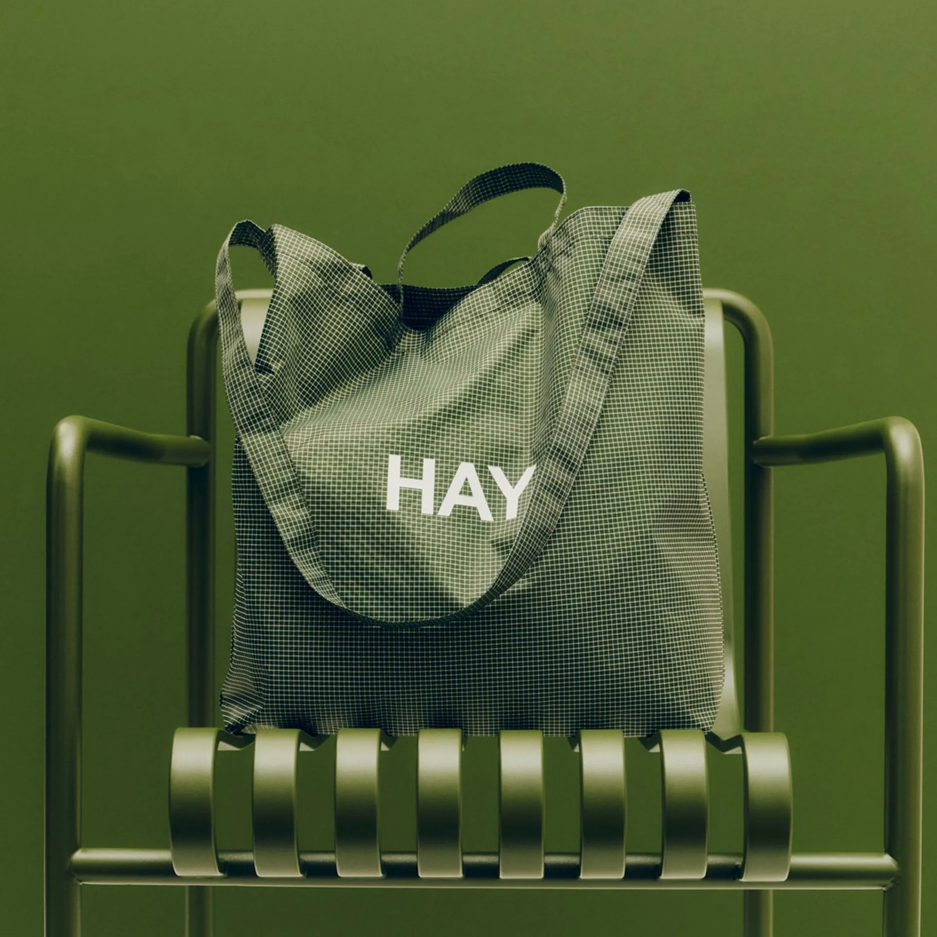 Borsa Grid Crossover Bag medium, Dark green, medium HAY