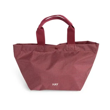 Borsa Grid Everyday Bag - Burgundy, mini - HAY