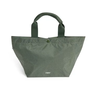 Borsa Grid Everyday Bag - Dark green, mini - HAY