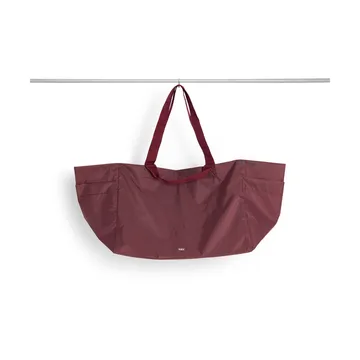 Borsa Grid Weekend Bag - Burgundy, large - HAY