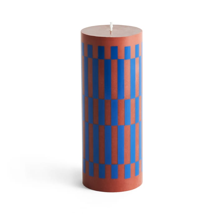 Candela a cero Column Candle 20 cm, Marrone, blu HAY