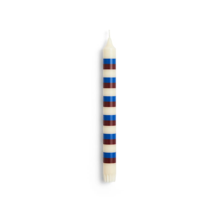 Candela Pattern a righe, Bianco sporco, marrone, blu HAY