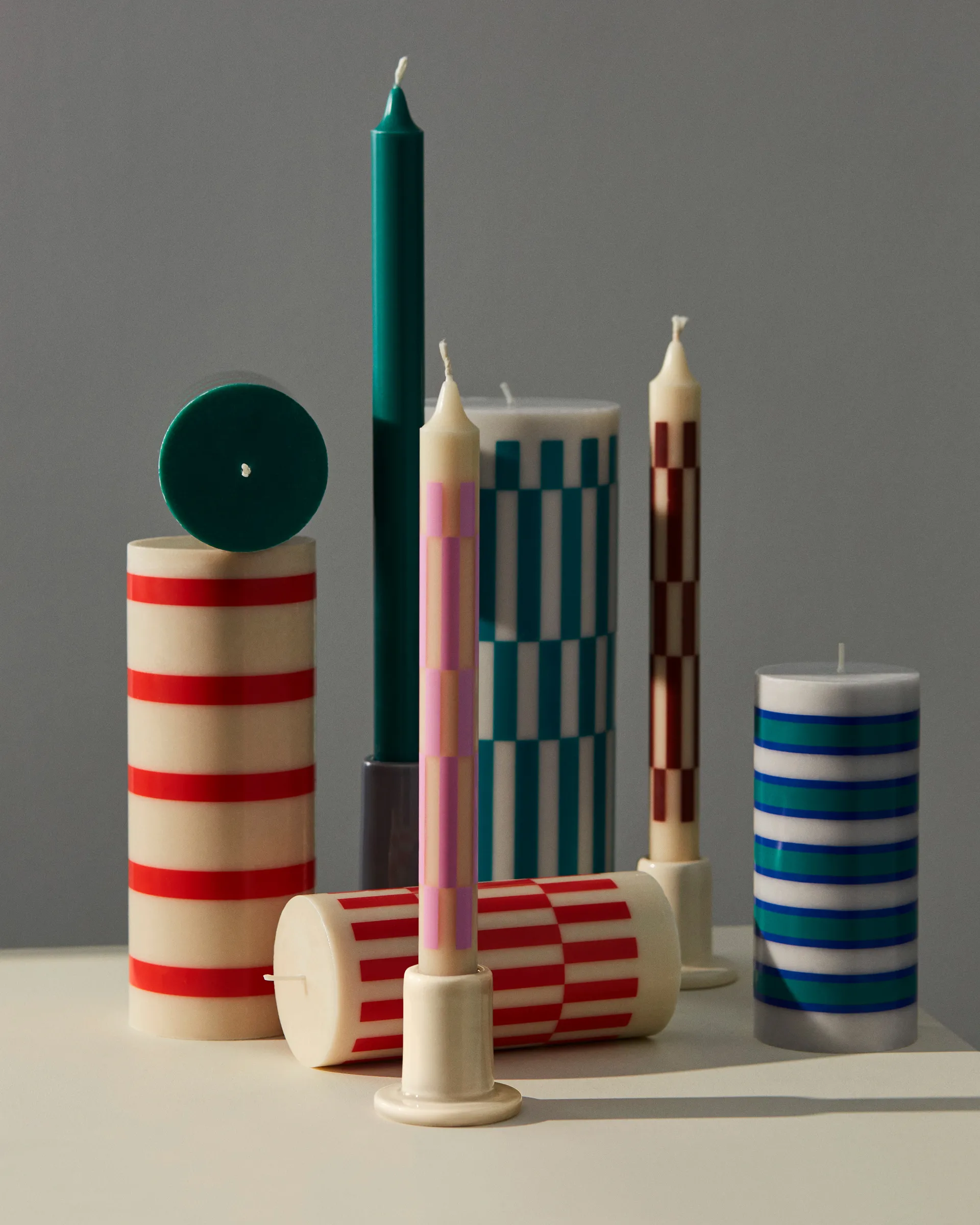 Candela Pattern, Bianco sporco, rosa HAY