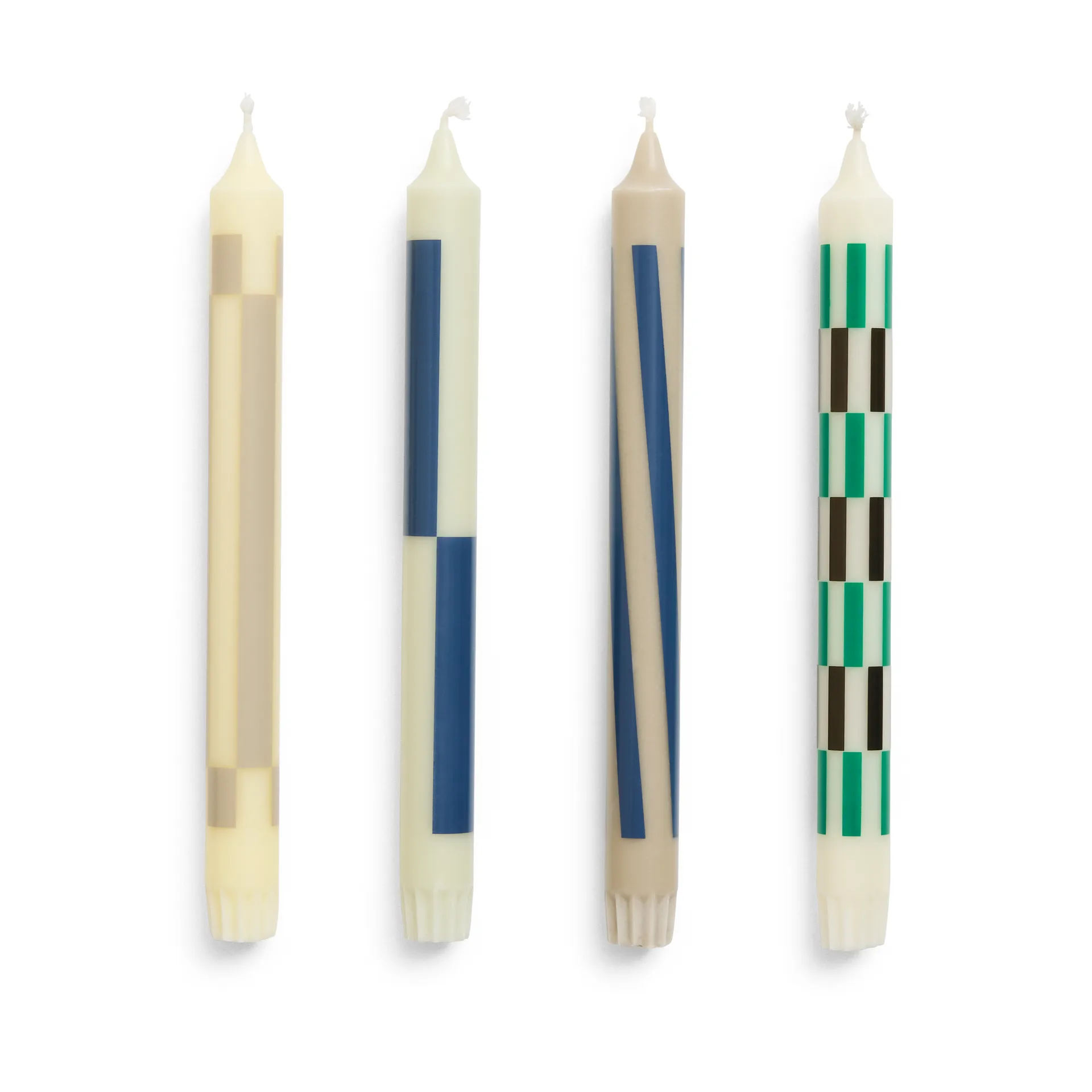 Candela Pattern mista, confezione da 4, Cream-dark HAY