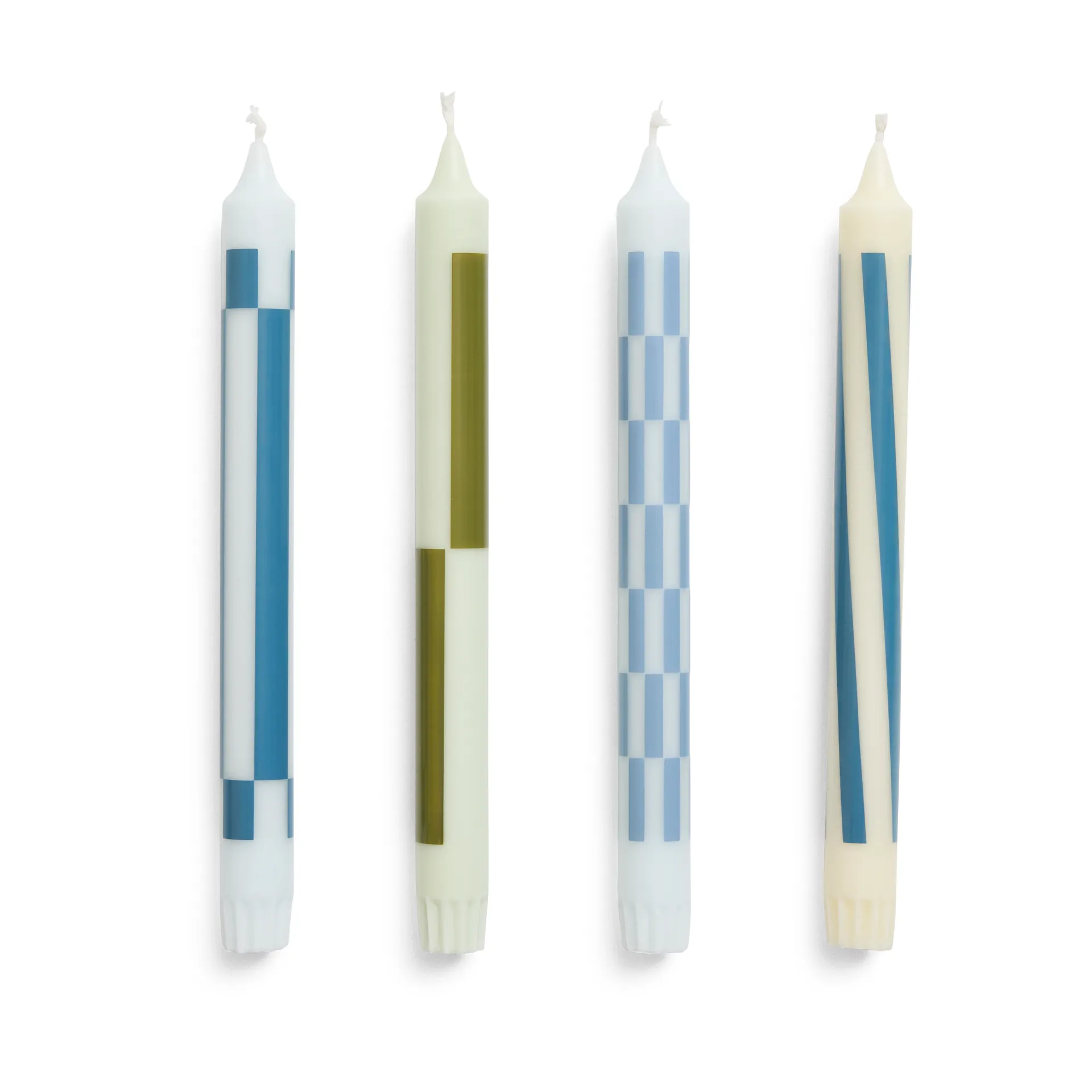 Candela Pattern mista, confezione da 4, Green-blue HAY