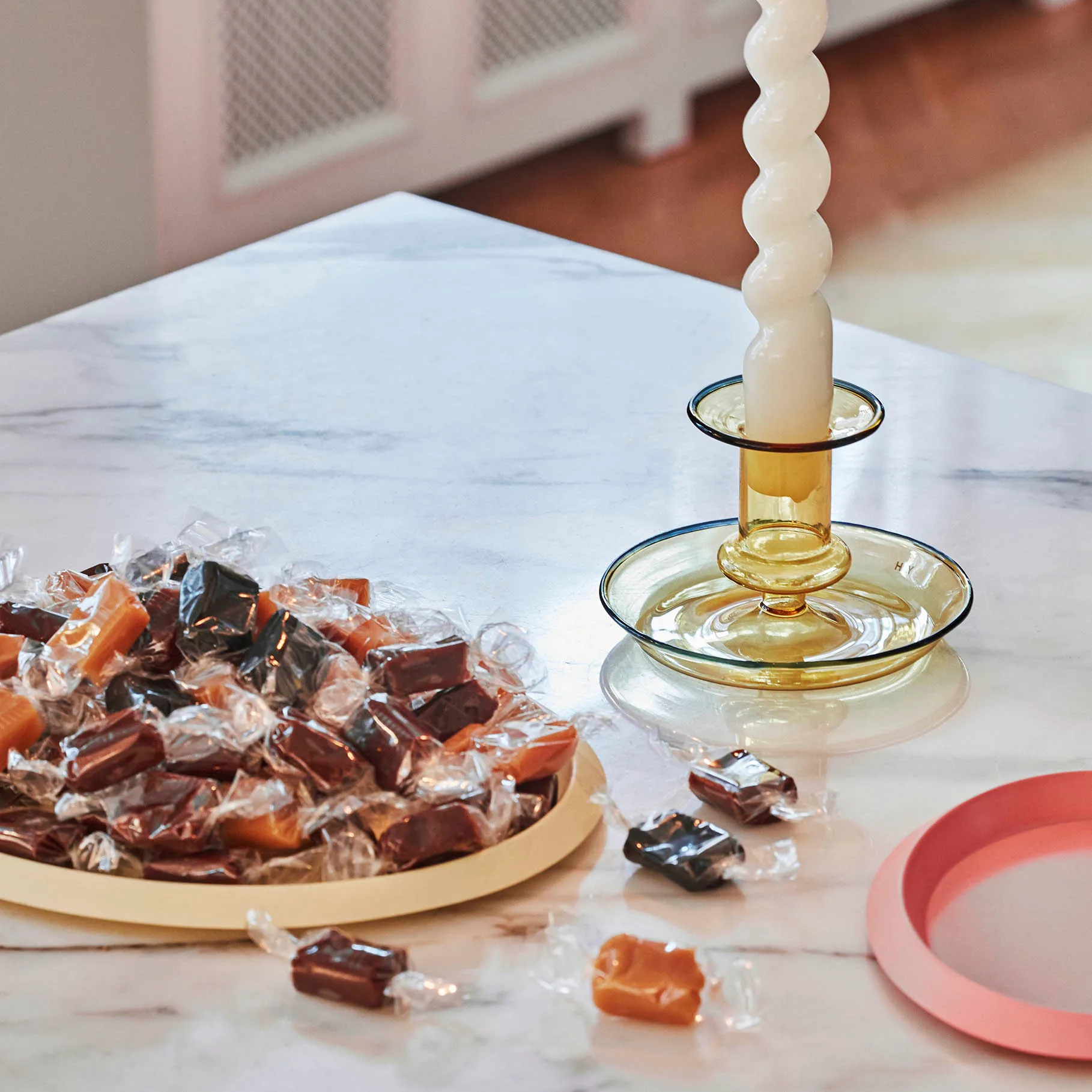 Candeliere Flare, giallo HAY