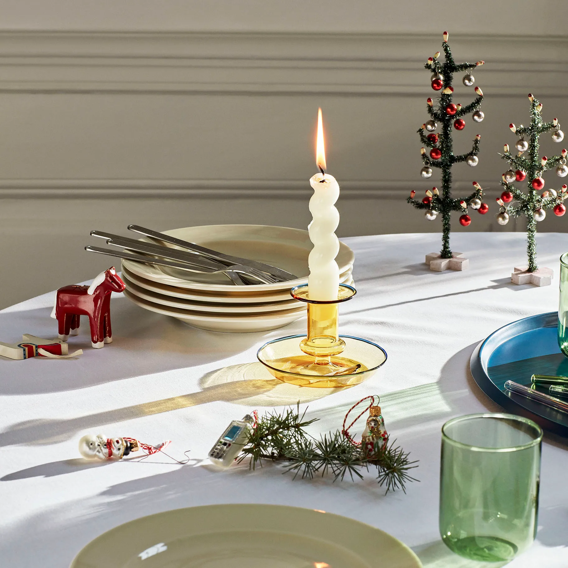 Candeliere Flare, giallo HAY