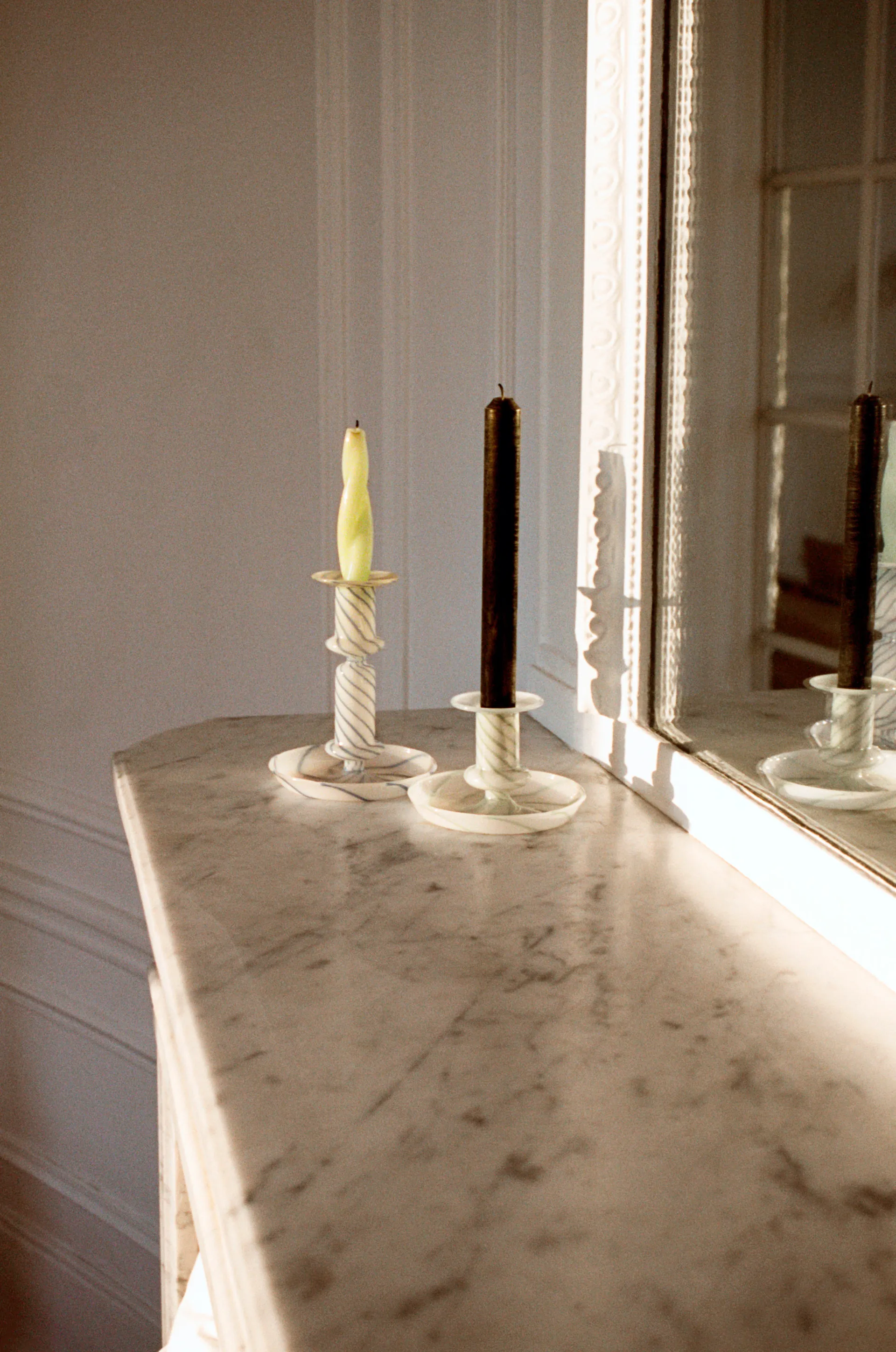 Candeliere Flare Stripe, Verde-bianco  HAY