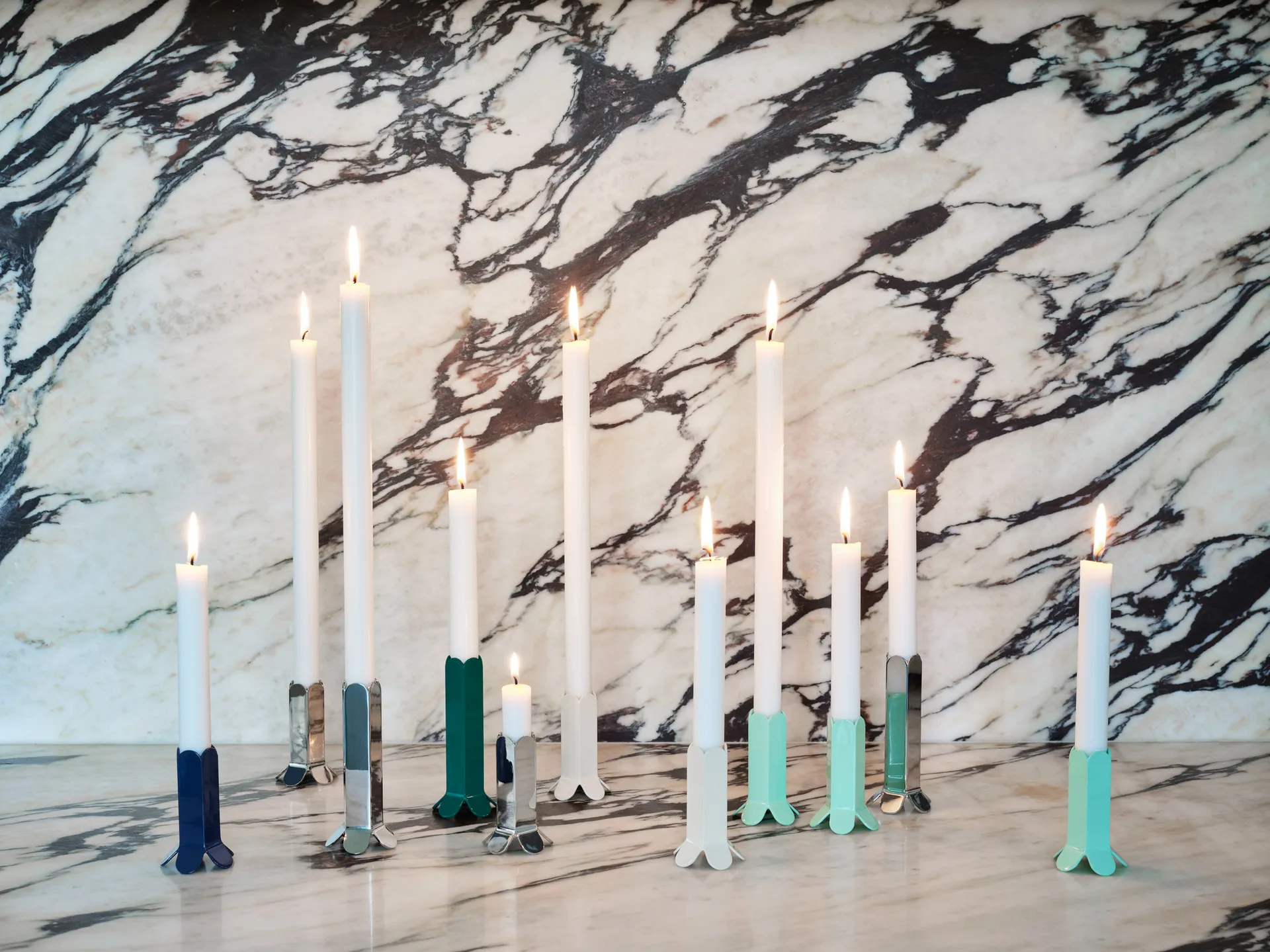 Candelieri Arcs 13 cm, Specchio HAY