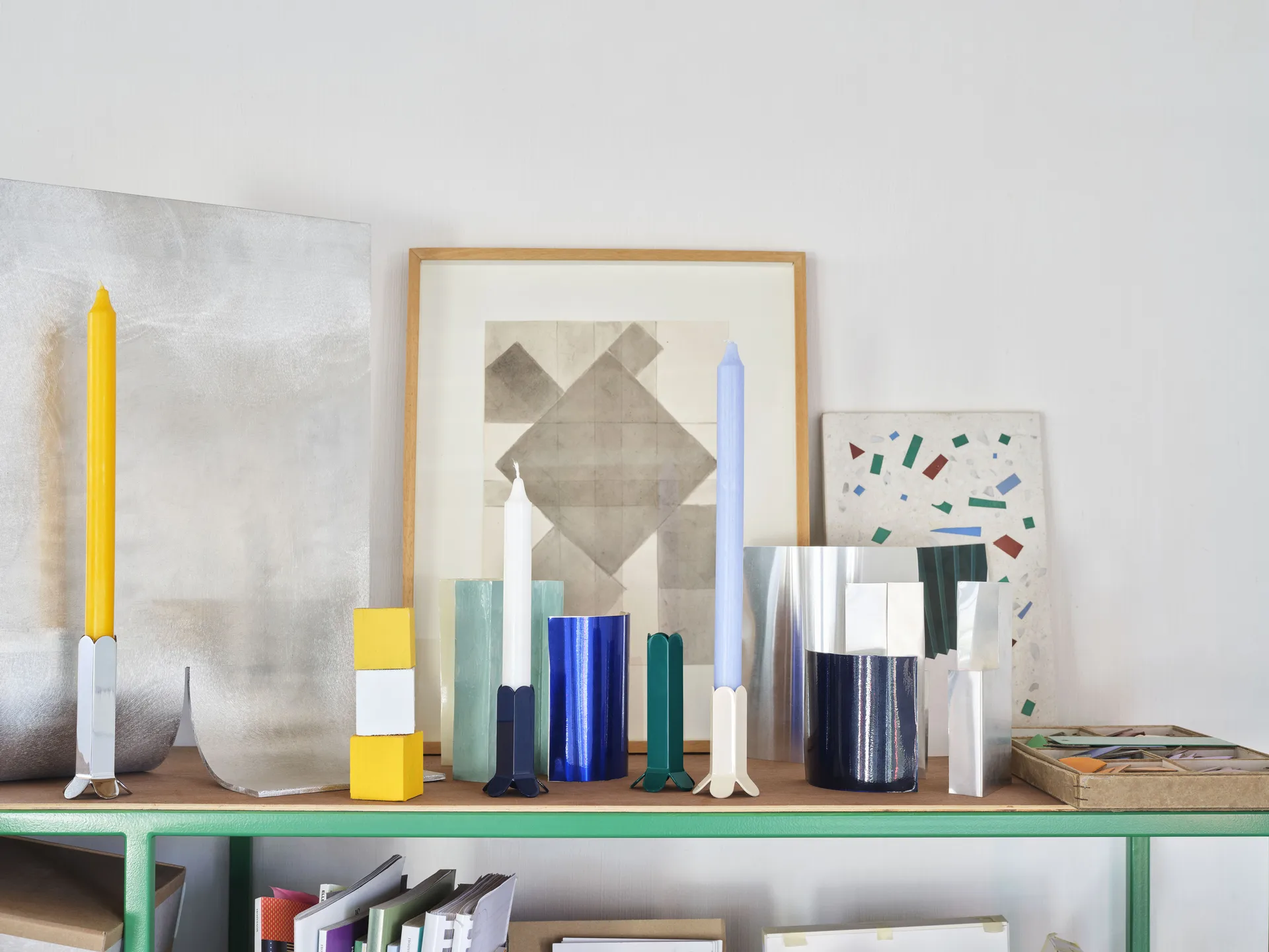 Candelieri Arcs 13 cm, Specchio HAY