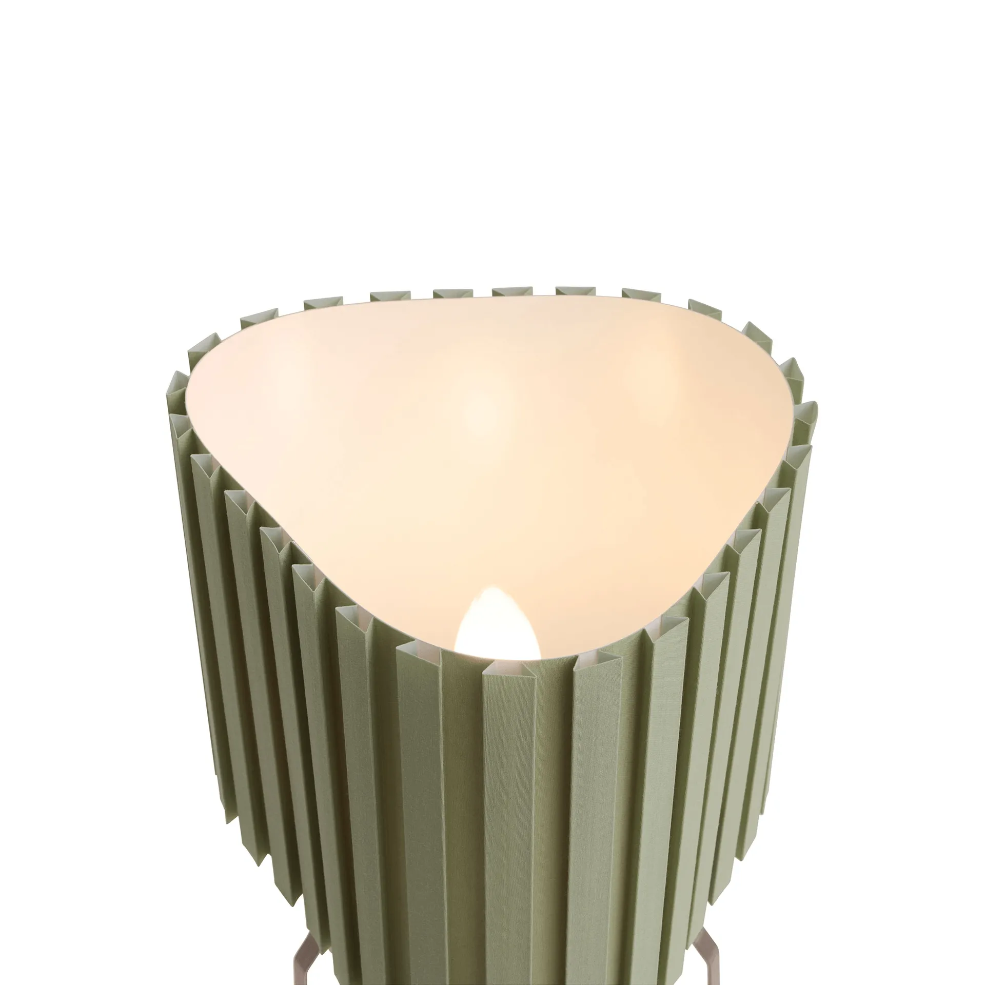 Canelé lampada da tavolo, verde mandorla HAY