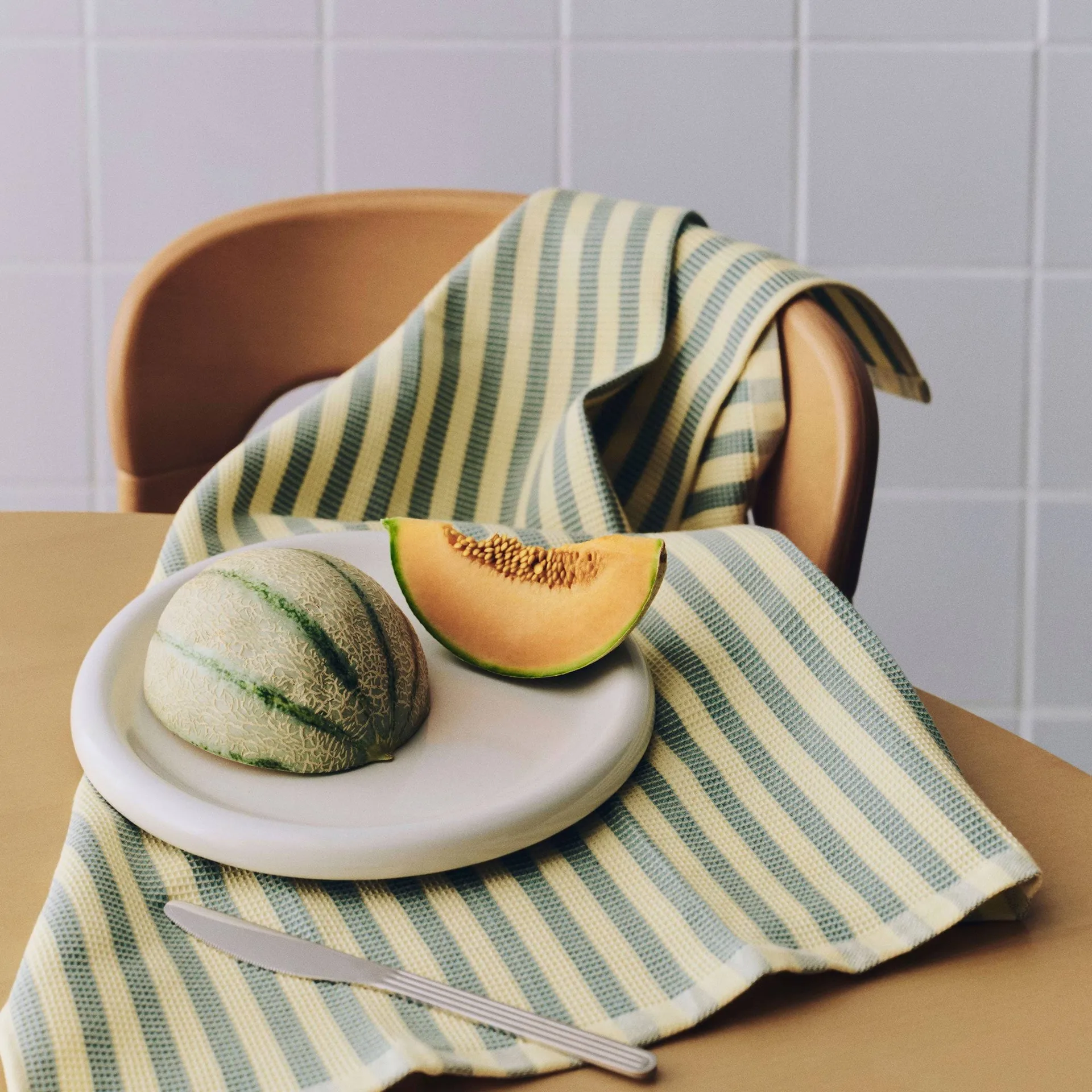 Canteen Canteen strofinaccio da cucina 52x80 cm, Green-yellow HAY