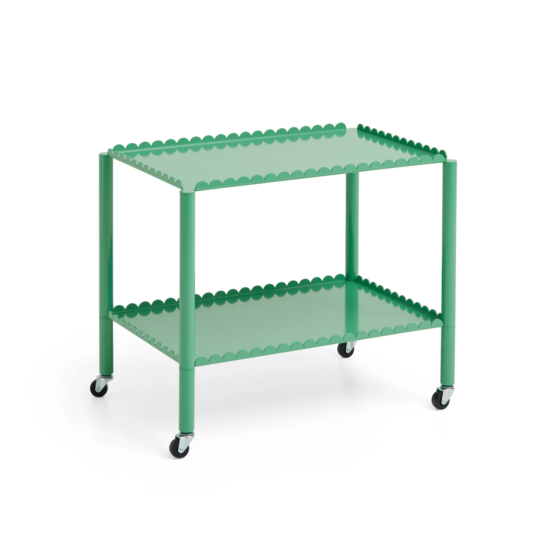 Carrello portavivande Arcs Trolley Low, Soft jade HAY