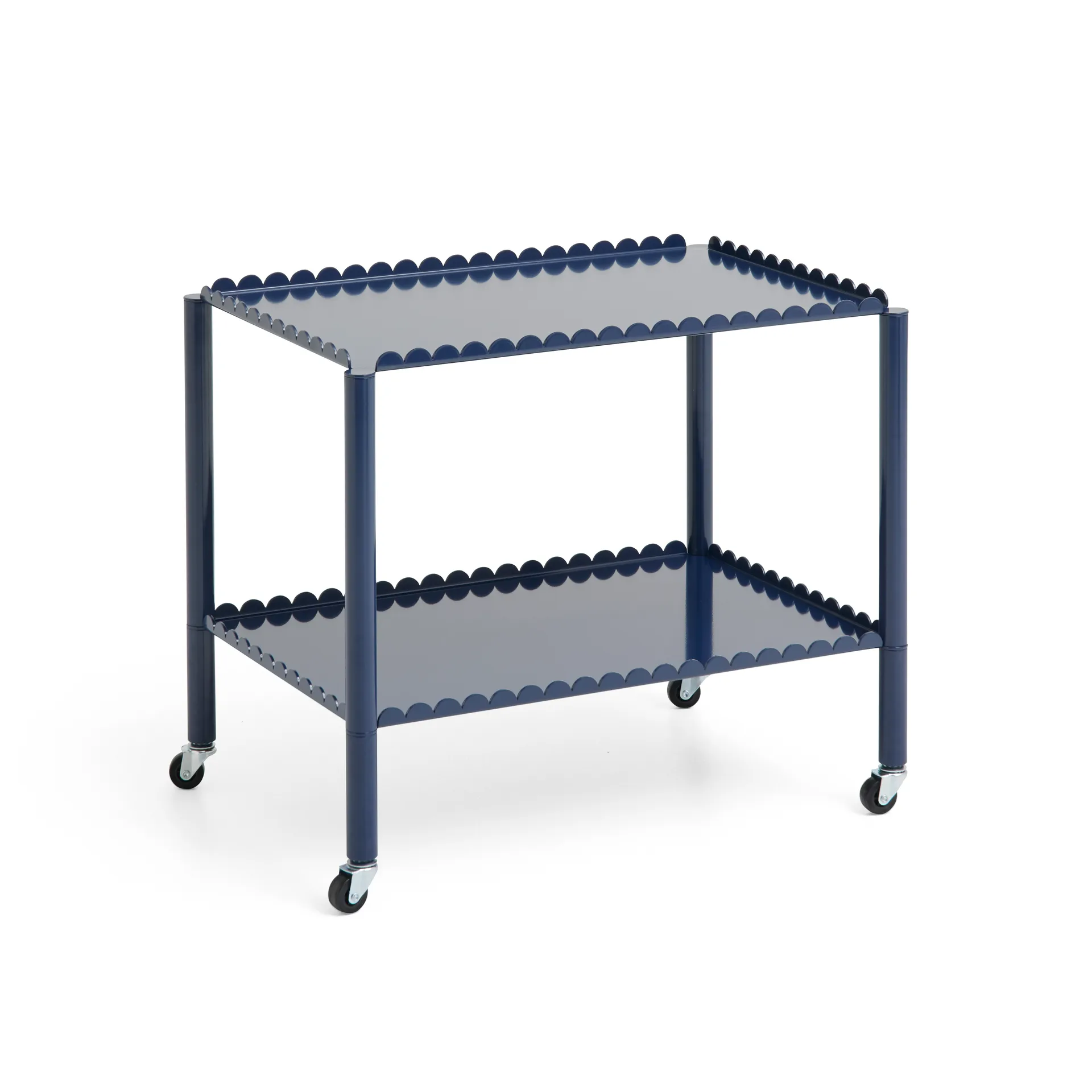 Carrello portavivande Arcs Trolley Low, Steel blue HAY