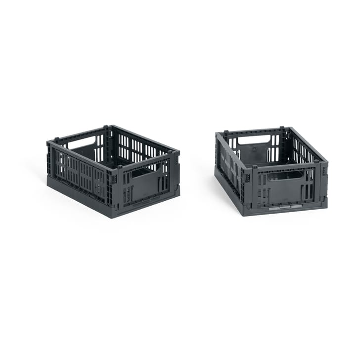 Cassetta Colour HAY 13x17 cm confezione da 2 - Charcoal - HAY