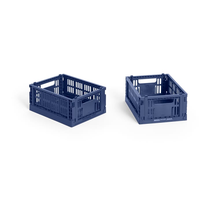 Cassetta Colour HAY 13x17 cm confezione da 2 - Dark blue - HAY