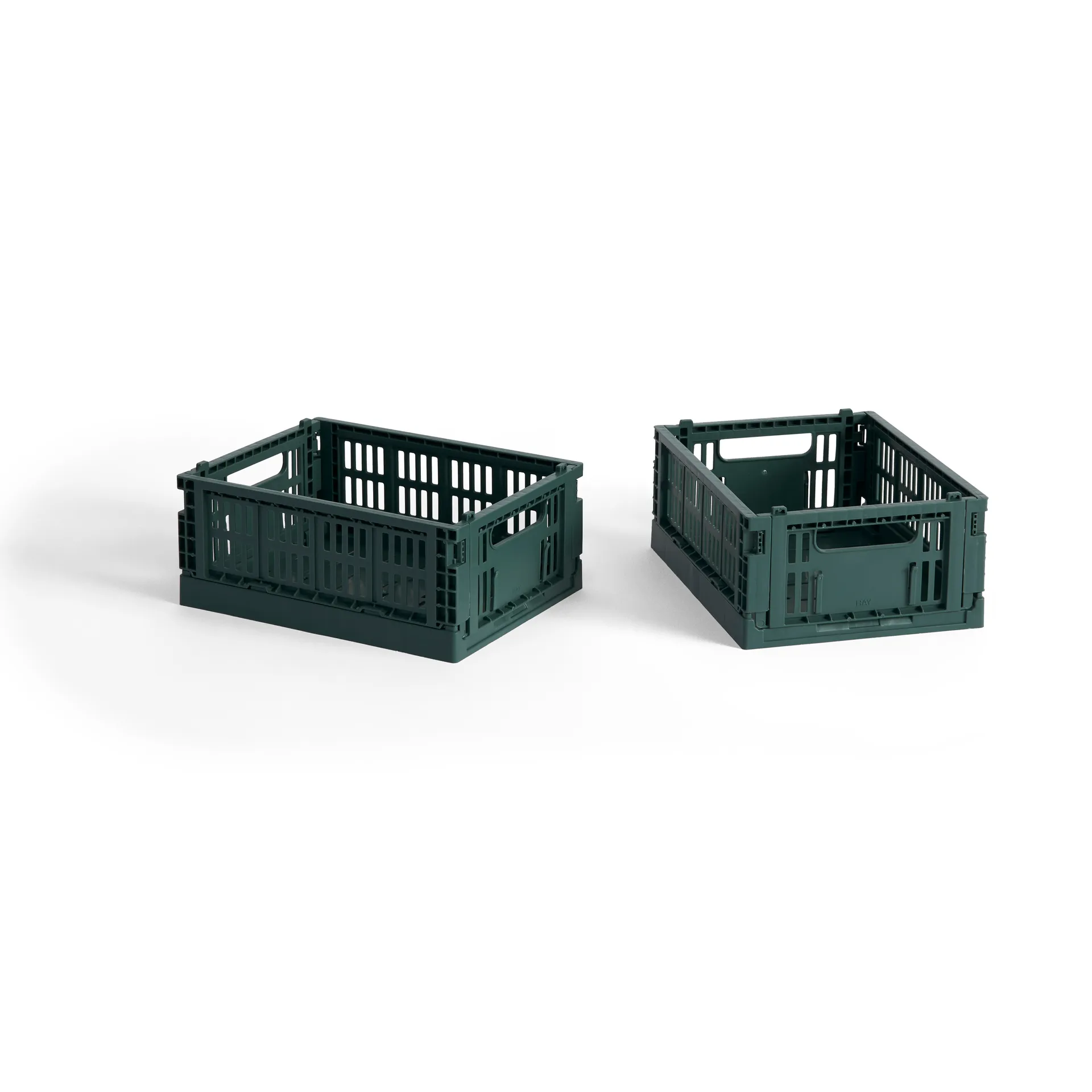 Cassetta Colour HAY 13x17 cm confezione da 2, Dark green HAY