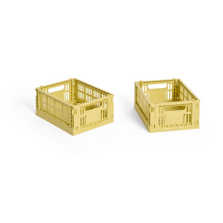 Cassetta Colour HAY 13x17 cm confezione da 2 - Dusty yellow - HAY