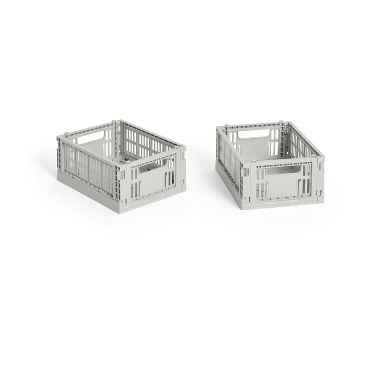 Cassetta Colour HAY 13x17 cm confezione da 2 - Grey - HAY
