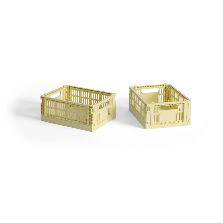 Cassetta Colour HAY 13x17 cm confezione da 2 - Light yellow - HAY