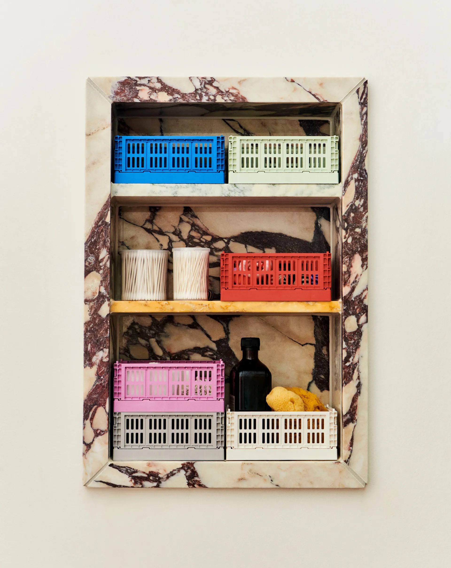 Cassetta Colour HAY 13x17 cm confezione da 2, Mint HAY