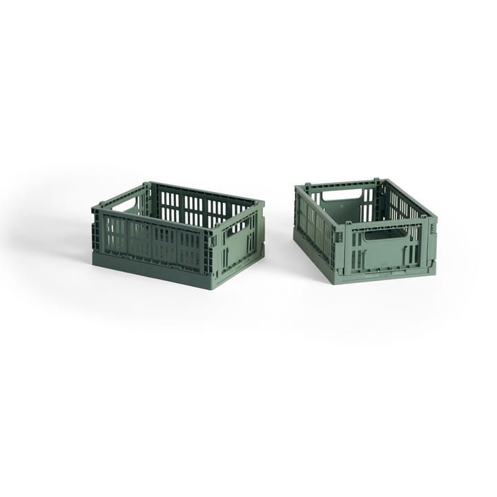 Cassetta Colour HAY 13x17 cm confezione da 2 - Sage green - HAY