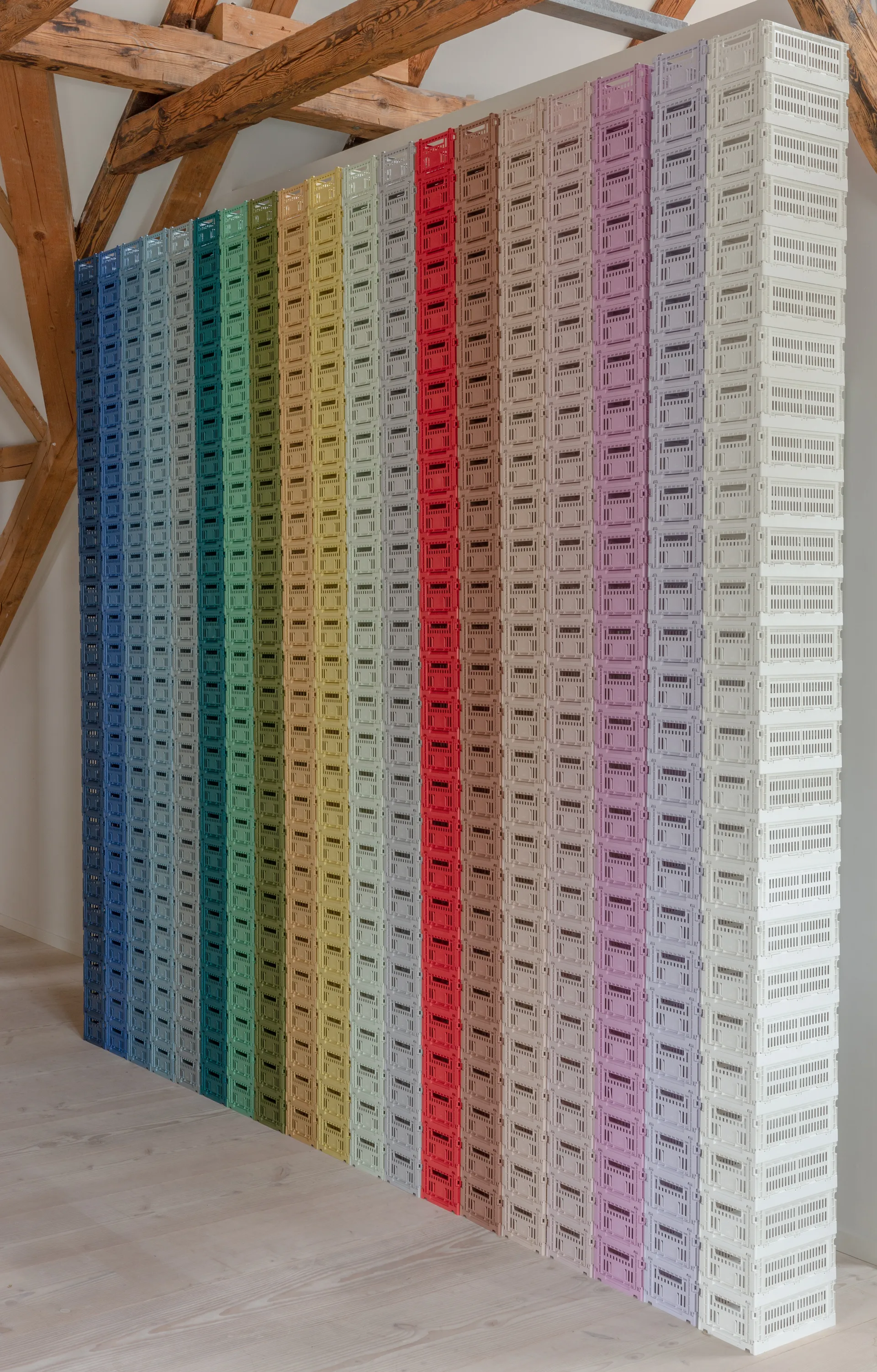 Cassetta Colour L 34,5x53 cm, Blu scuro HAY