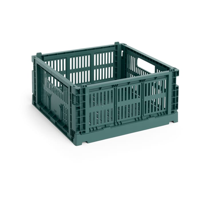Cassetta Colour M Quadrata 29,5x29,5 cm - Dark green - HAY