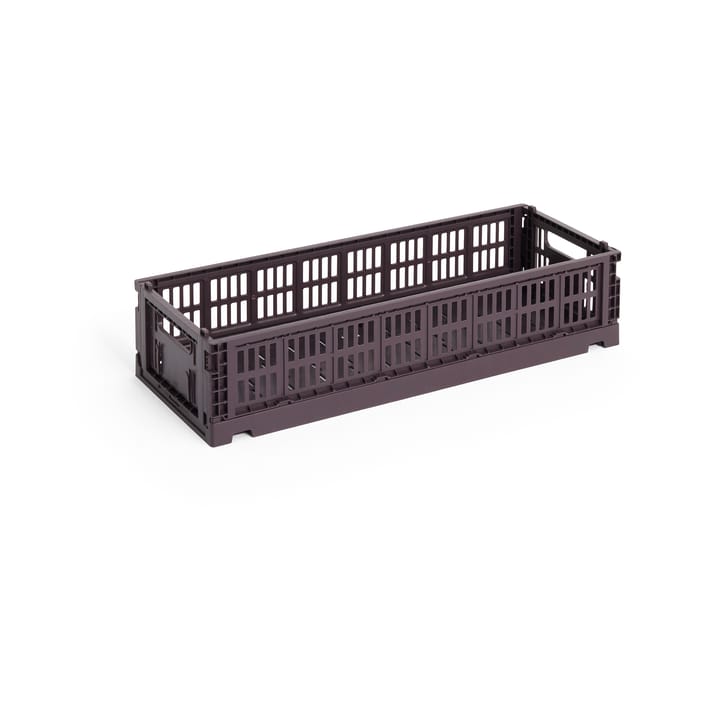 Cassetta Colour Mini Oblong 13x34,5 cm - Bordeaux - HAY
