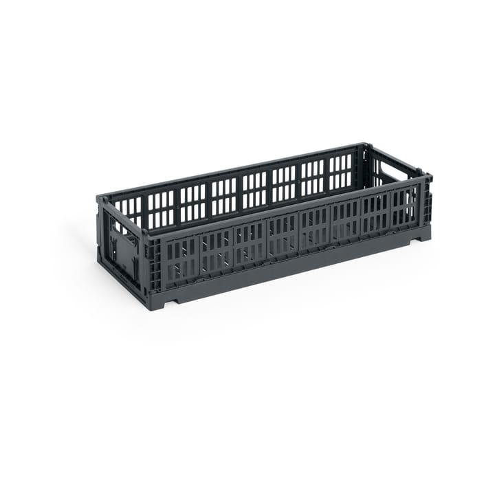 Cassetta Colour Mini Oblong 13x34,5 cm - Charcoal - HAY