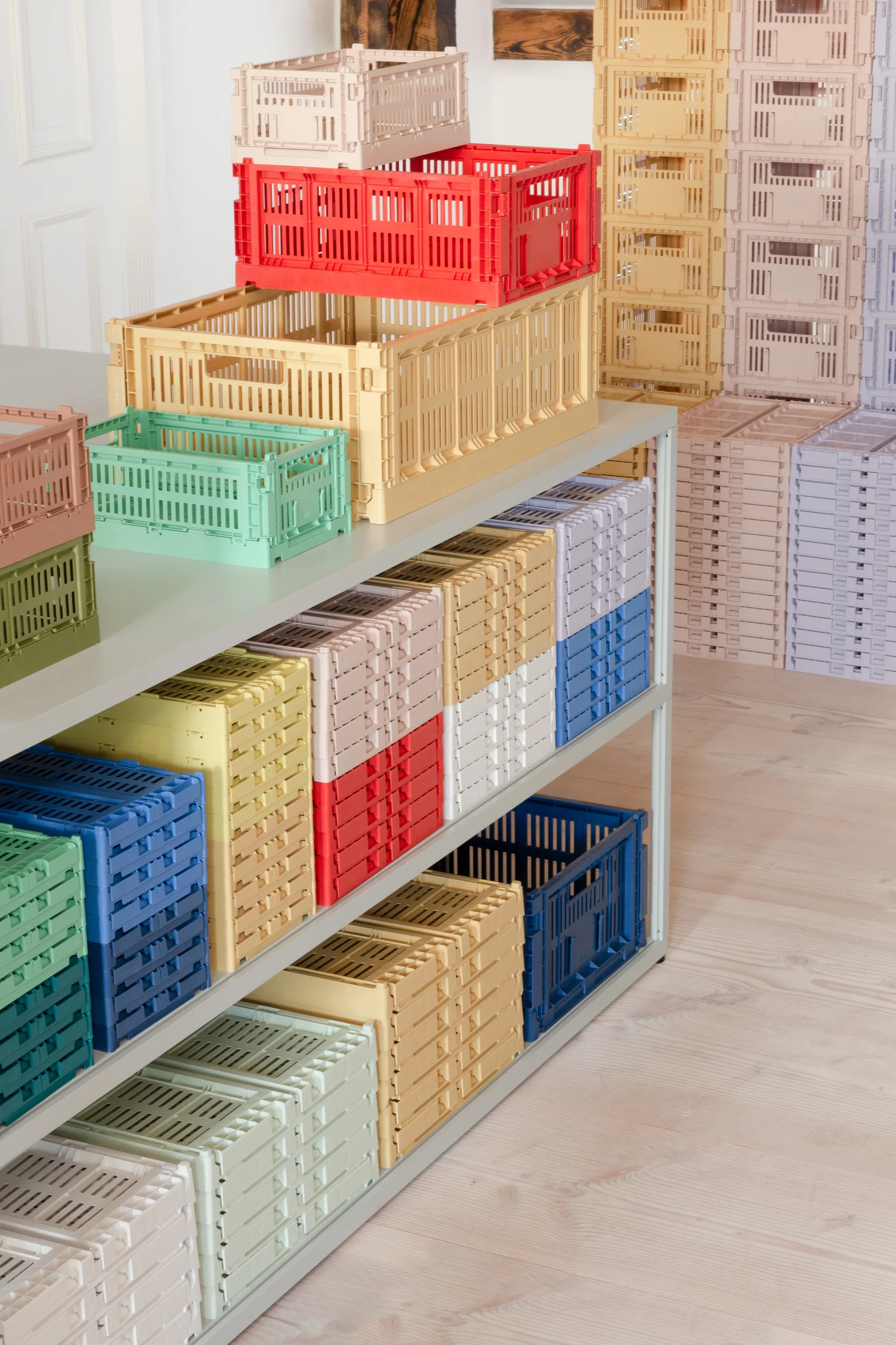 Cassetta Colour S 17x26,5 cm, Dark mint HAY