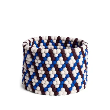 Cesta Bead - Cestino intrecciato color borgogna. piccolo - HAY