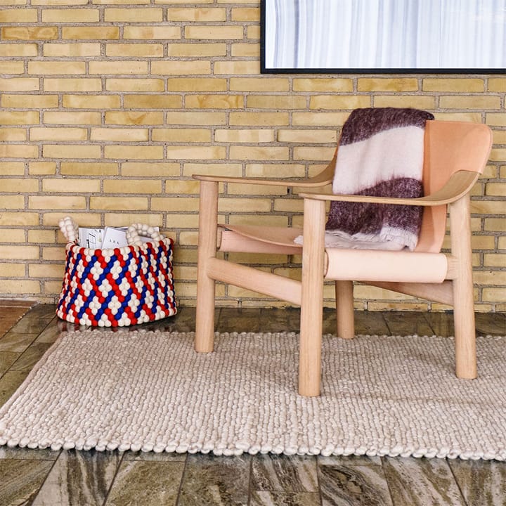 Cesta Bead con manici, Blue dash, large HAY