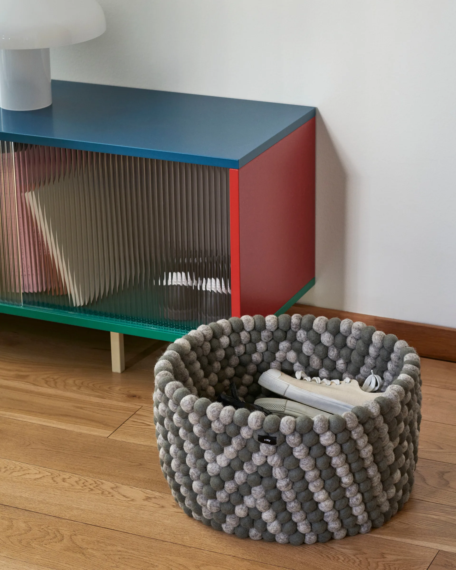 Cesta Bead, Grigio HAY