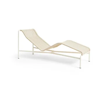 Chaise longue Palissade Cord - Cream white - HAY