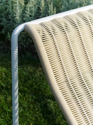 Chaise longue Palissade Cord   - Cream white - HAY