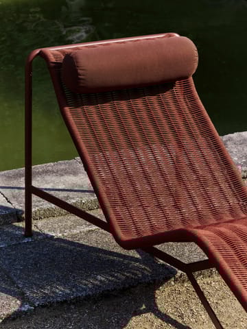 Chaise longue Palissade Cord   - Iron red - HAY