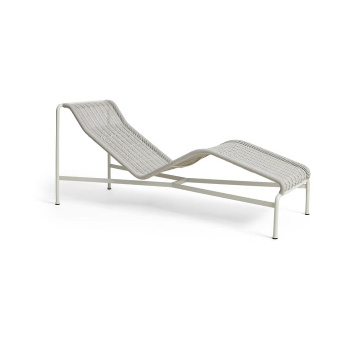 Chaise longue Palissade Cord   - Sky grey - HAY