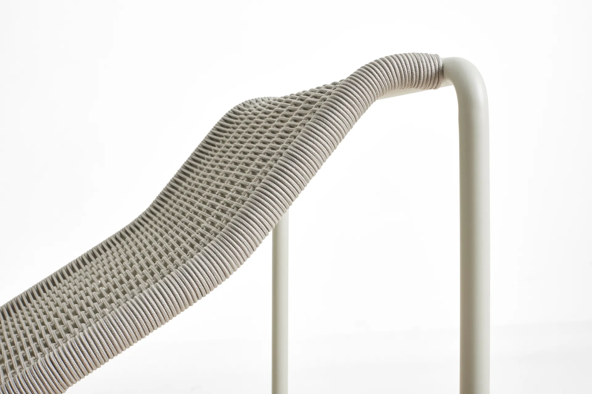 Chaise longue Palissade Cord, Sky grey HAY