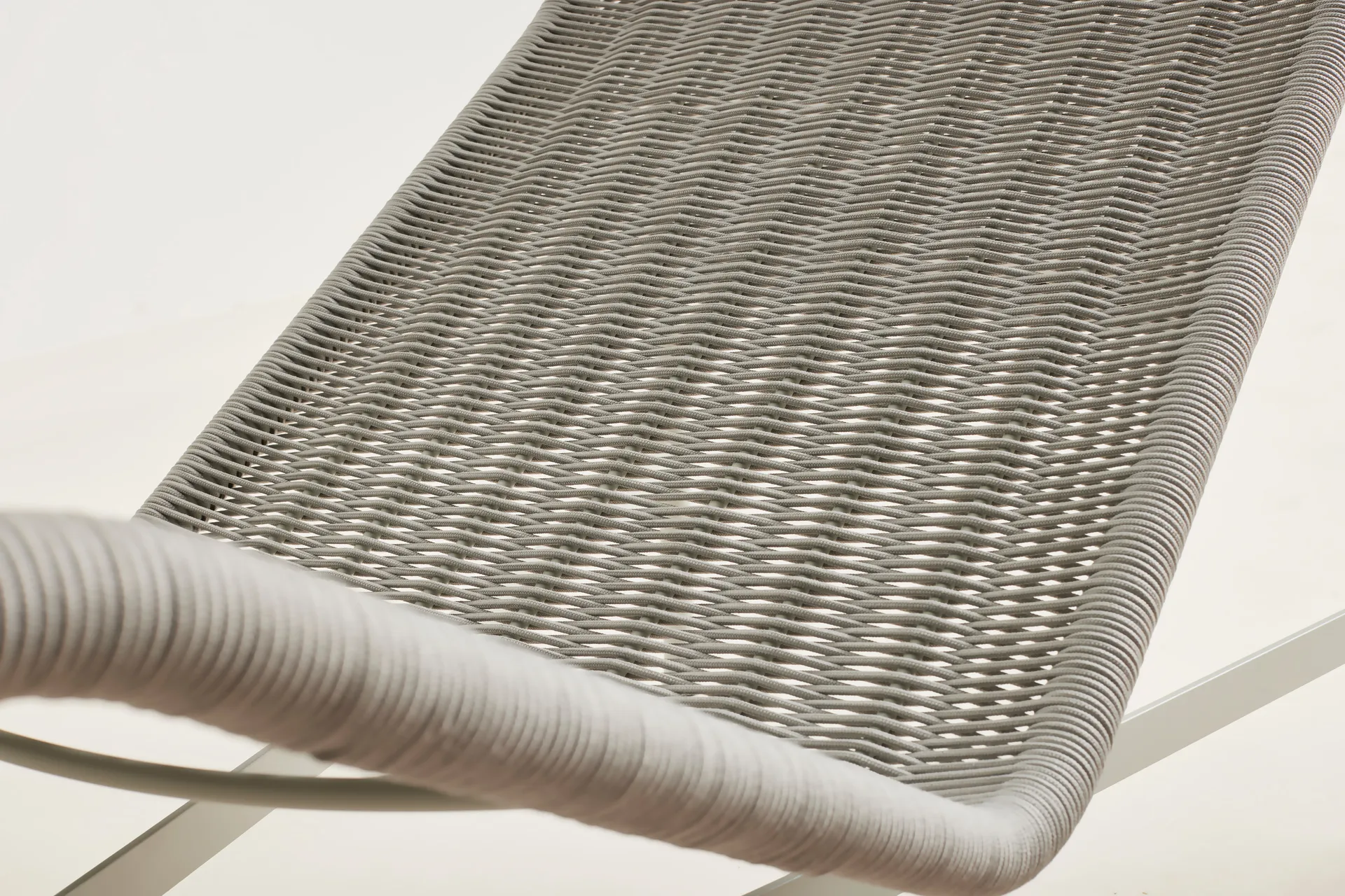 Chaise longue Palissade Cord, Sky grey HAY