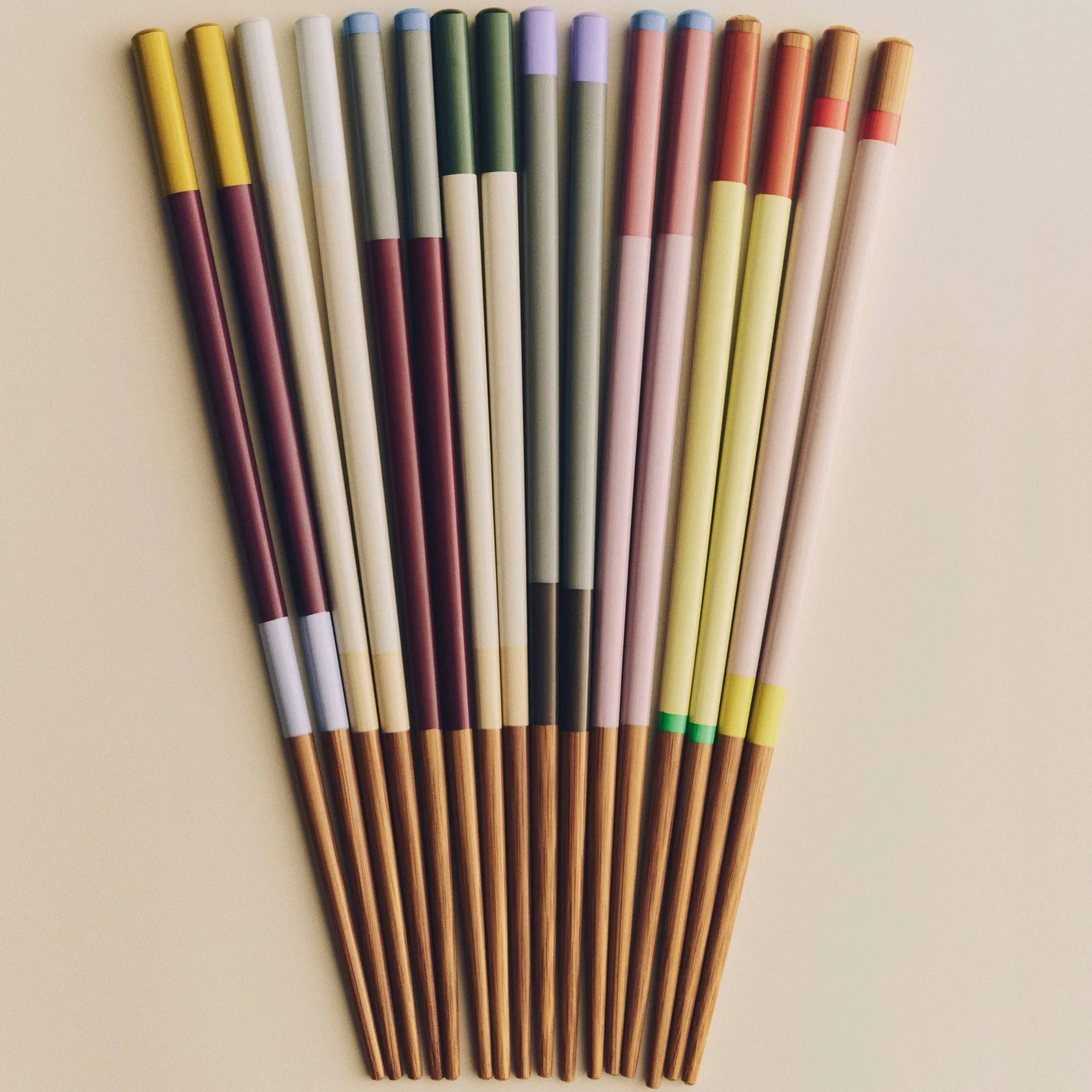 Colour bacchette 4-pack, bright HAY