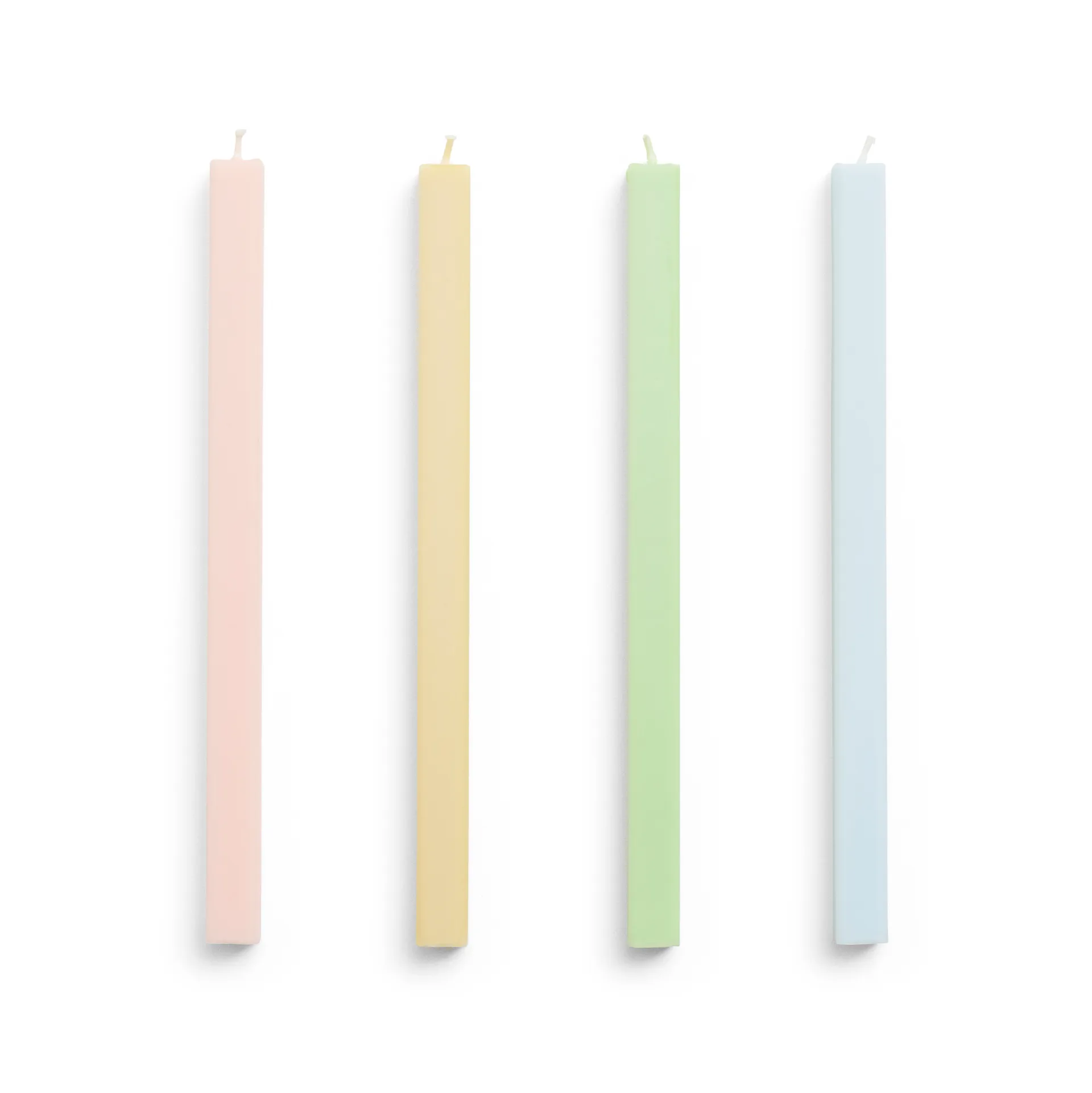 Confezione da 4 candele miste Square Candle, Fresh HAY