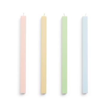 Confezione da 4 candele miste Square Candle - Fresh - HAY